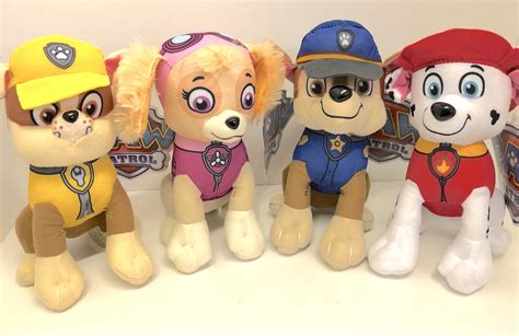 Paw Patrol Set of 4 Plush Toys - Walmart.com - Walmart.com