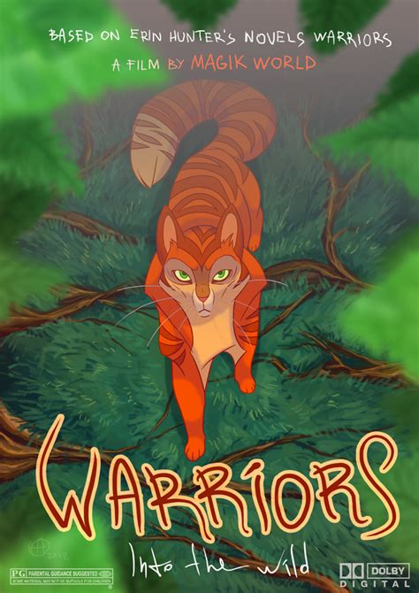 WARRIORS into the wild Movie POSTER | Warrior cats, Warrior cats books, Warrior