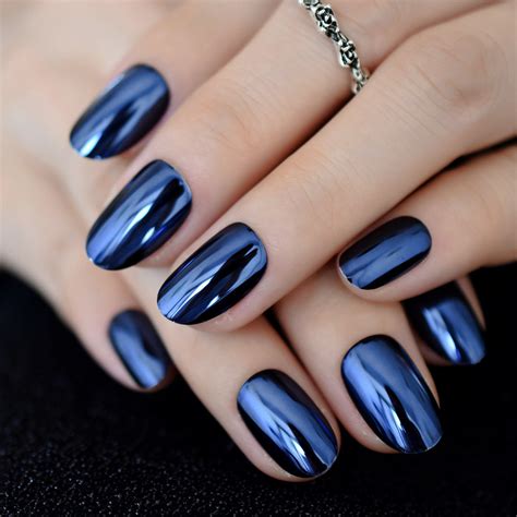 48 Stunning Blue Nail Designs for a Bold and Beautiful Look | Gel nails, Blue nails, Nail colors