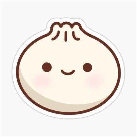 "cute dumpling" Sticker for Sale by lilcocostickers | Kawaii stickers, Cute easy drawings, Cute ...