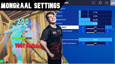 Mongraal's NEW Fortnite Season 6 Settings, Keybinds - YouTube