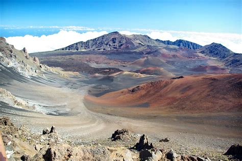 "Mt. Haleakala crater" by Marda Bebb | Redbubble