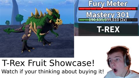 T-Rex Fruit Showcase! (Blox Fruits) - YouTube