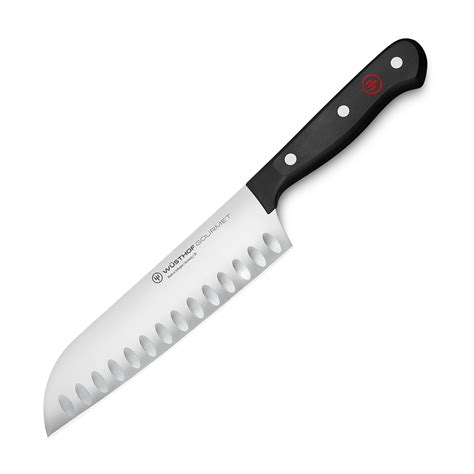 Wusthof Gourmet Santoku Knife - 7" Hollow Edge – Cutlery and More