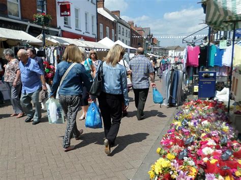 Martin Brookes Oakham: Sunny Day For Melton Mowbray Market Photographs