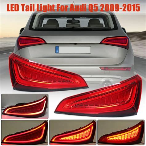 For Audi Q5 2009 2015 LED Tail Lamp Car Styling Taillight Tail Lights ...