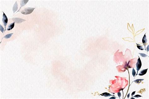 Pin by maria on ppt backgrounds ୨୧ | Watercolor flower background, Floral watercolor, Watercolor ...