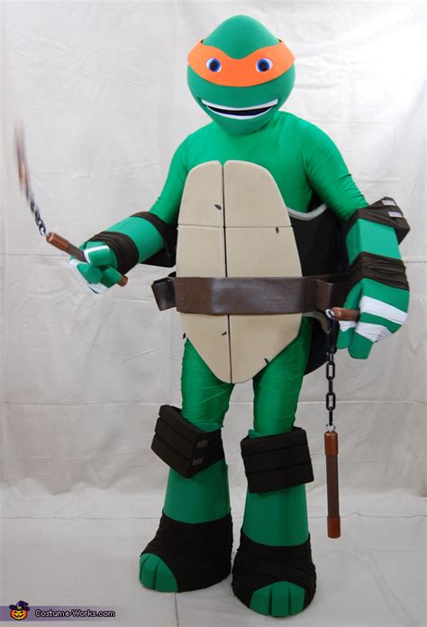 Teenage Mutant Ninja Turtle Michelangelo Costume | How-to Tutorial - Photo 5/10