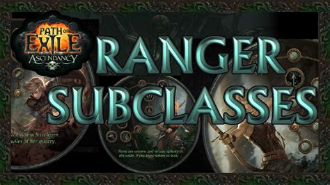 Path of Exile: Ranger Ascendancy Classes Review - YouTube