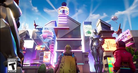 Fortnite Season 9 map changes: Neo Tilted, Mega Mall, Pressure Plant ...