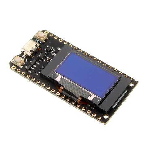 New TTGO 0.96 Inch ESP32 V2.0 OLED WiFi Module + Bluetooth Double ESP ...