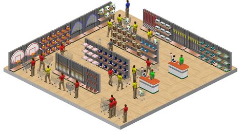 Pin by Abdulaziz AbuAoh on Game Jam 2020 | Grocery store design, Store layout, Supermarket ...