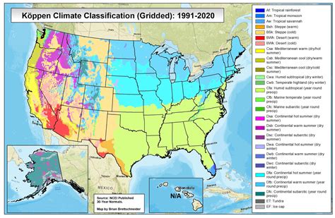 Brian B.'s Climate Blog: Köppen Climate Classification Changes: 1981-2010 to 1991-2020