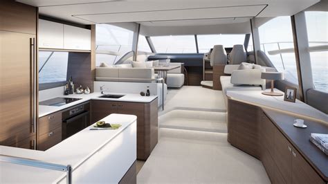 princess_55-interior-saloon-walnut-satin - Ita Yachts Canada