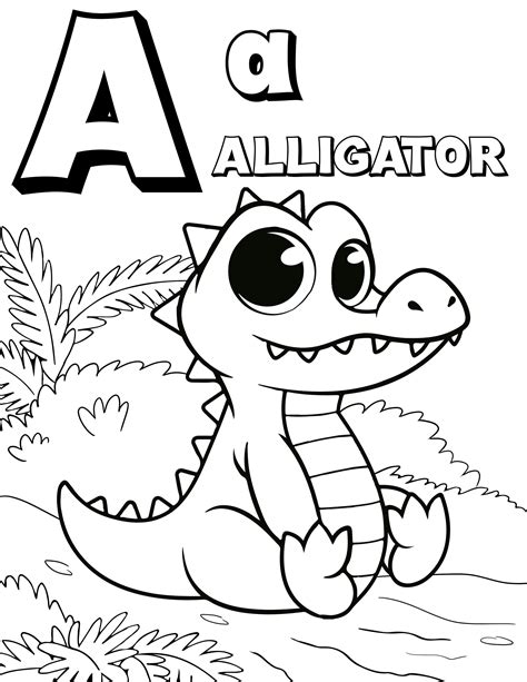 Free Printable Abc Coloring Pages