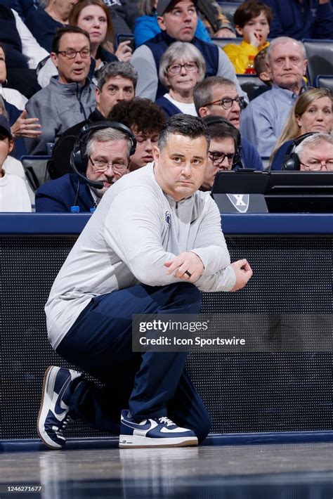 Xavier Musketeers head coach Sean Miller looks on during a college ...