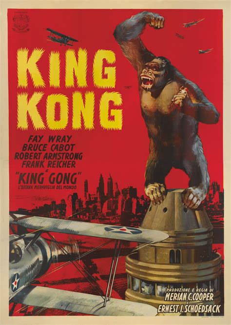 KING KONG (1933), ITALIAN RE-RELEASE POSTER, 1961 | Original Film Posters Online | 2020 | Sotheby's