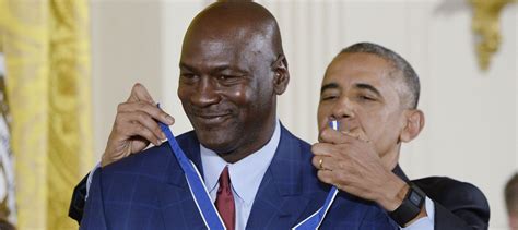 Obama Gives Michael Jordan Presidential Medal of Freedom - Carolina Alumni