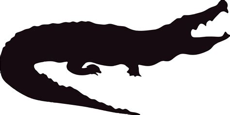Alligator Silhouette Clip Art