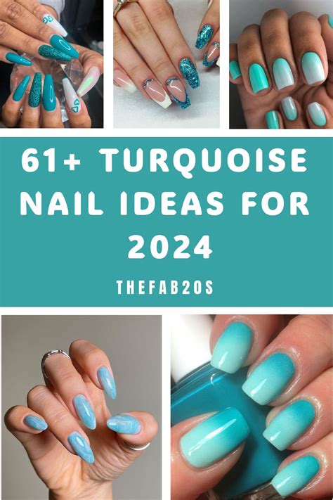 61+ Turquoise Nails To Help You Nail Your Beach Look! - TheFab20s in ...