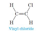 Solved: Vinyl chloride is the starting material for the production ...