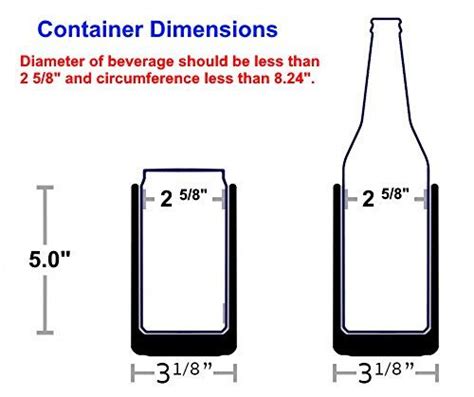 Beer Bottle Dimensions