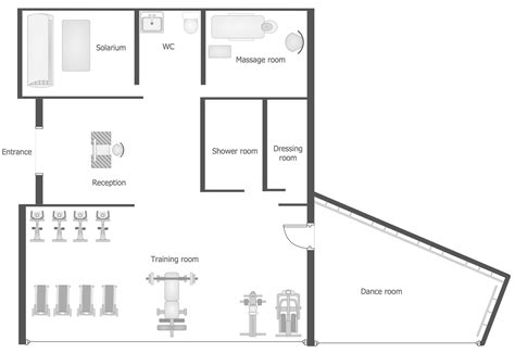 Fitness Center Floor Plan - floorplans.click