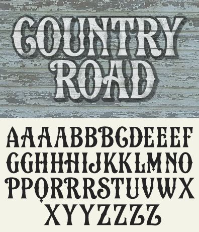 Pin by Alicia Holt on Font Samples | Lettering fonts, Country fonts, Western font