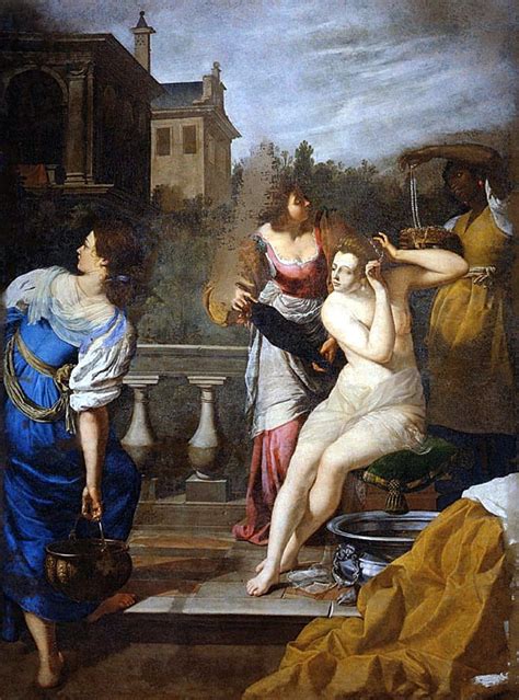 Artemisia Gentileschi - Davide e Betsabea (Pitti) - 1645-1650 ...