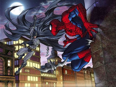 Batman vs Spider-Man by Michael Turner - Fanthoman