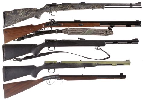 Five Contemporary Muzzleloading Rifles | Rock Island Auction