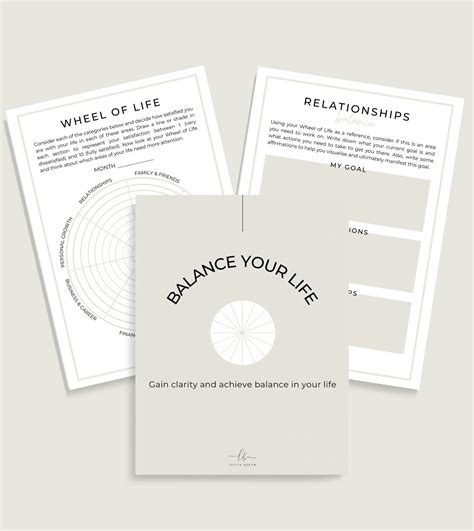 Balance Your Life Workbook