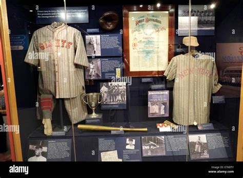 National Baseball Hall of Fame Museum at Cooperstown New York Stock ...