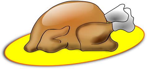 Turkey Meat Stuffing Drawing Roasting Clipart - Large Size Png Image - PikPng