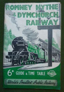 Priory Antiques | Romney, Hythe and Dymchurch Railway – 1947 Timetable ...