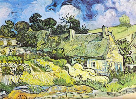 Vincent van Gogh Chaumes de Cordeville Auvers-sur-Oise 1890 Painting ...