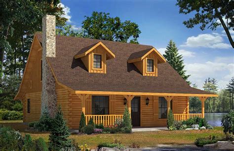 Angelina Log Home Plan by Satterwhite Log Homes