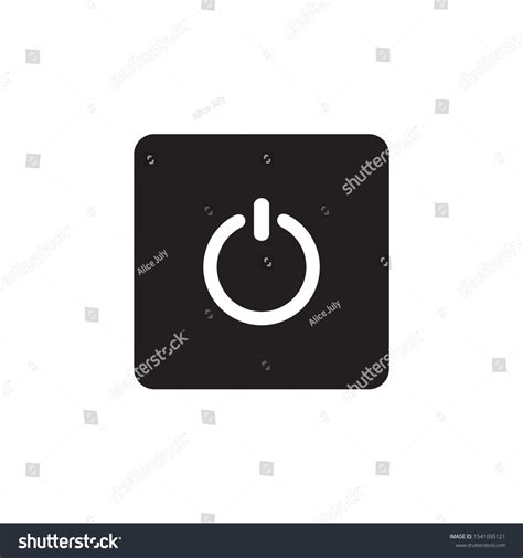 Power Button Icon Symbol Vector Stock Vector (Royalty Free) 1541095121 | Shutterstock