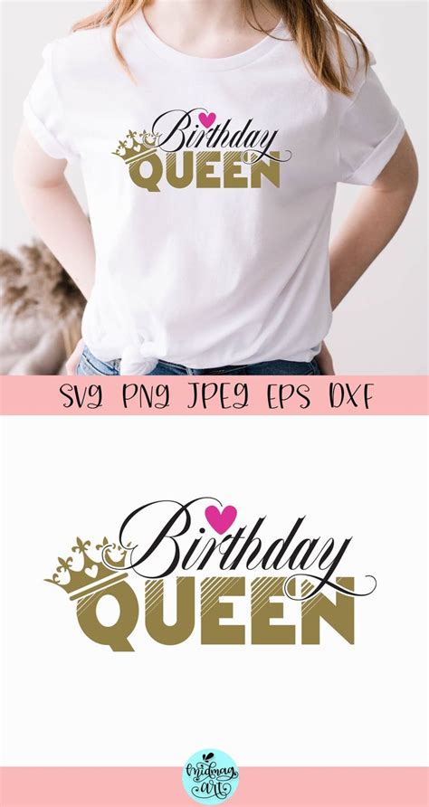 Birthday queen svg, birthday svg | Svg, Birthday, Silhouette designer ...