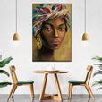 African Face I Wall Art | Painting | by Silvia Vassileva