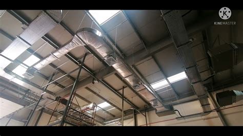 Fan coil unit and duct installation - YouTube