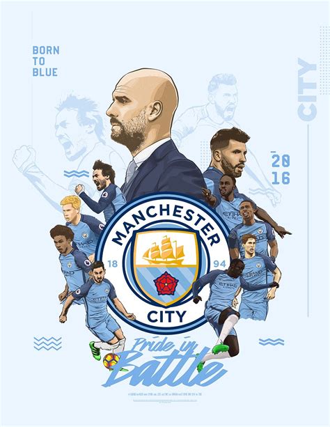 Manchester City Team Poster