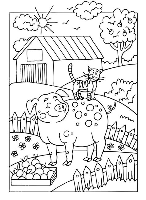 Farm Animals Coloring Pages 100 Free Coloring Pages For – NBKomputer