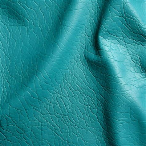 Premium AI Image | Turquoise leather texture background