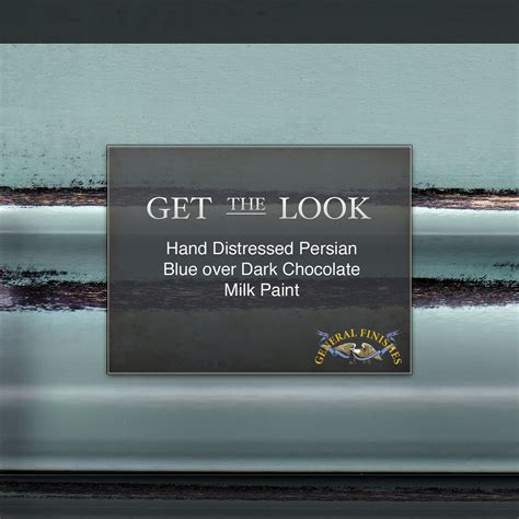 Get The Look: Persian Blue over Dark Chocolate Milk Paint | General Finishes Design Center