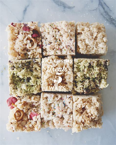 RICE KRISPIES TREATS : 5 WAYS - The Kitchy Kitchen