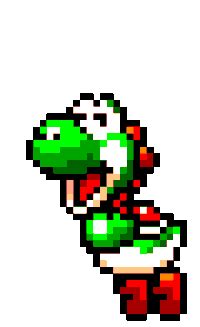 Yoshi Pixel Art Gif