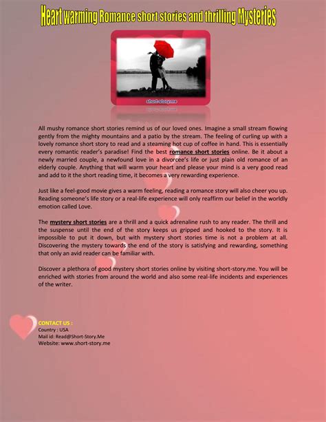 Romance short stories by shortstoryme12 - Issuu