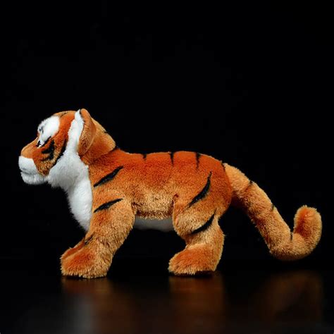 Realistic Tiger Stuffed Animal Plush Toy