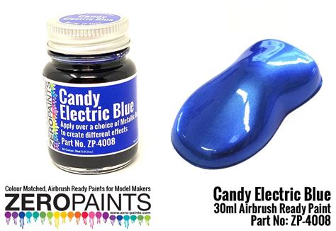 Candy Electric Blue Paint 30ml | ZP-4008 | Zero Paints